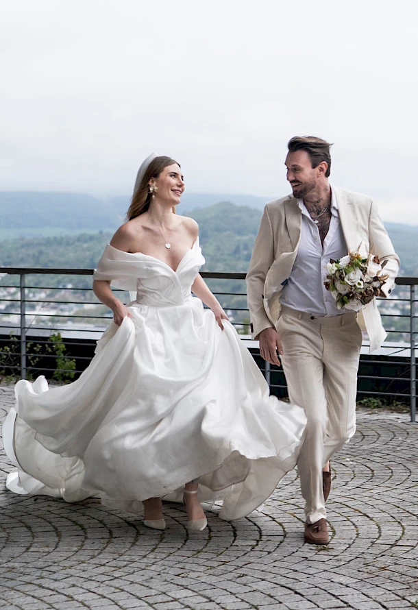 Brautpaar auf Achalm Reutlingen
