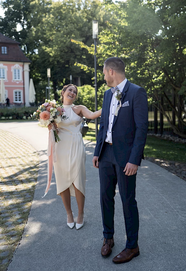 Freudentränen beim First Look im Stadtgarten Schwäbisch Gmünd