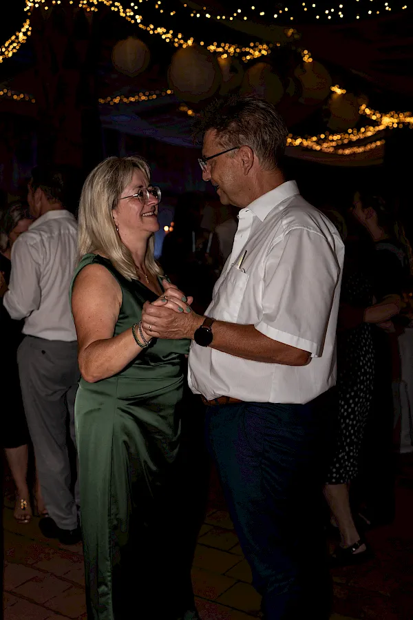 Hochzeitsparty am Abend